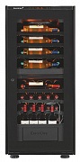 Винный шкаф EuroCave D-INSP-M (двухзонный, черные полки и ящик)